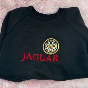 Vintage Jaguar Crew Neck black swyoversized